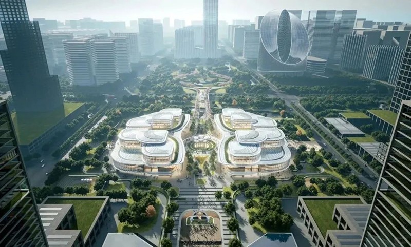 余杭未來科技城市民中心方案公布，即將開工!
